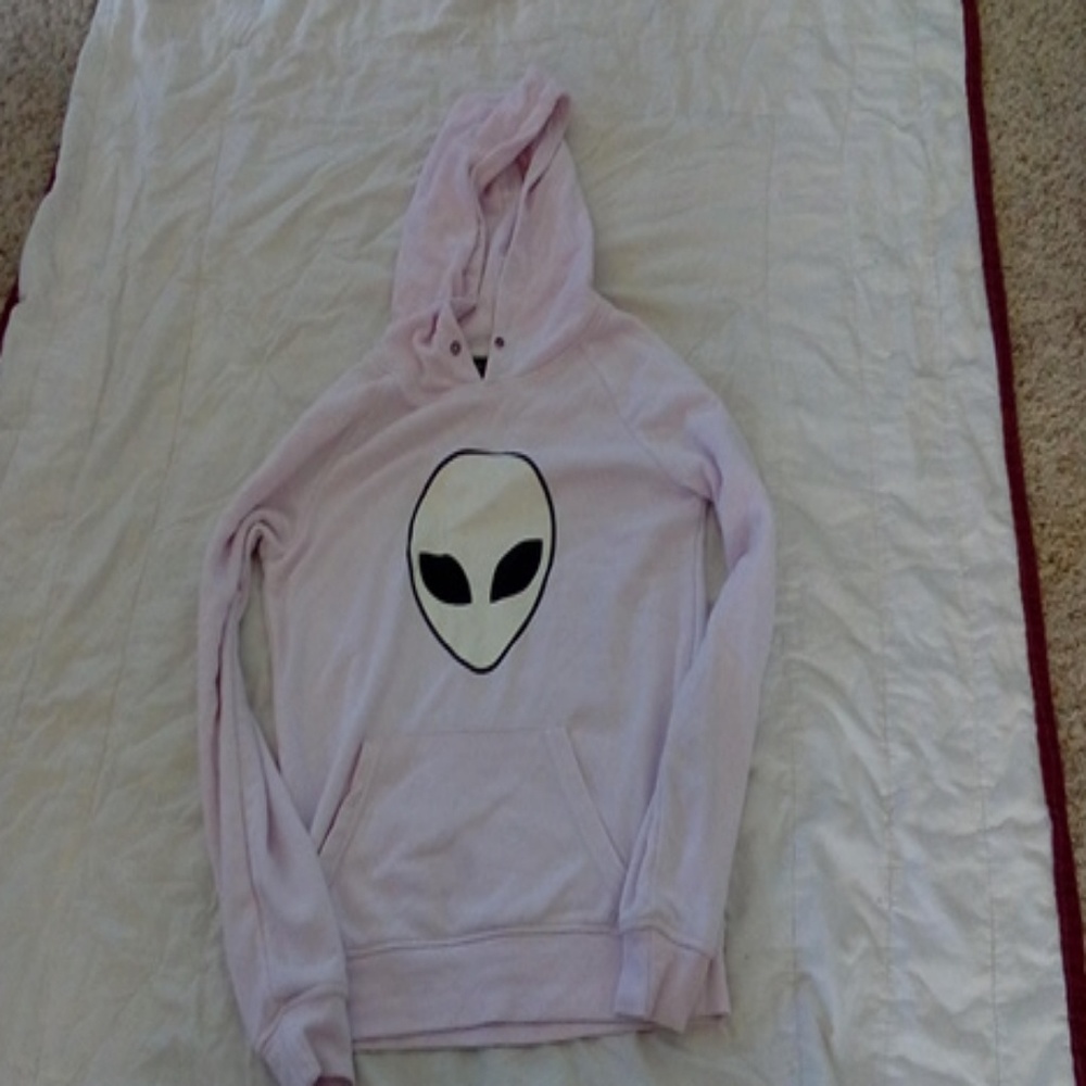 Light pink alien sweatshirt
